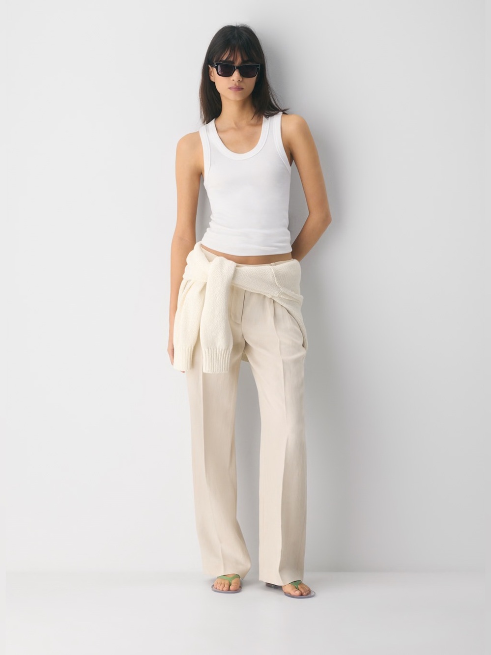 Aritzia The Effortless Pant™ Lo-Rise - PowerLinen™